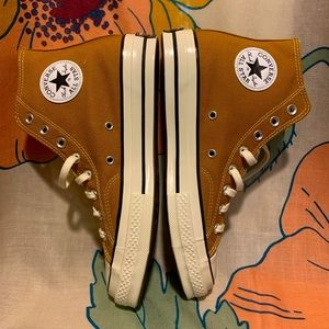 Converse All Star Chuck Taylors dark soba/egret size 8.5 mens 10.5 womens